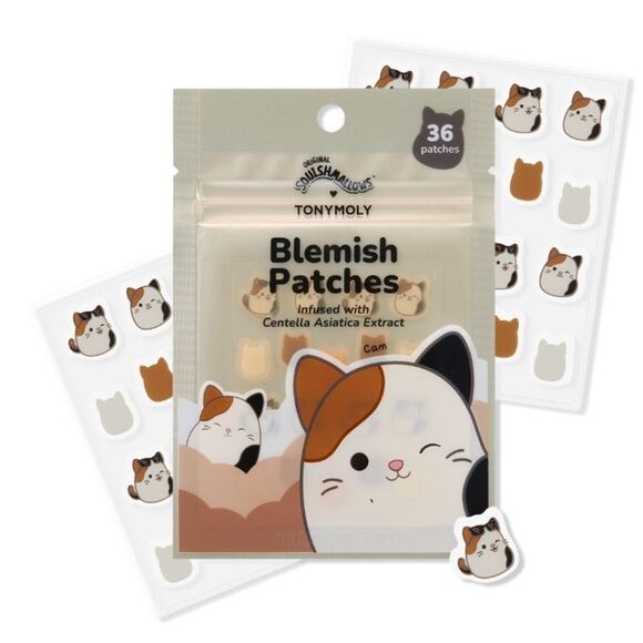 TONYMOLY Squishmallows Cam Blemish Patches, Self Care Sheet Masks & Fanny Pack - Picture 5 of 17